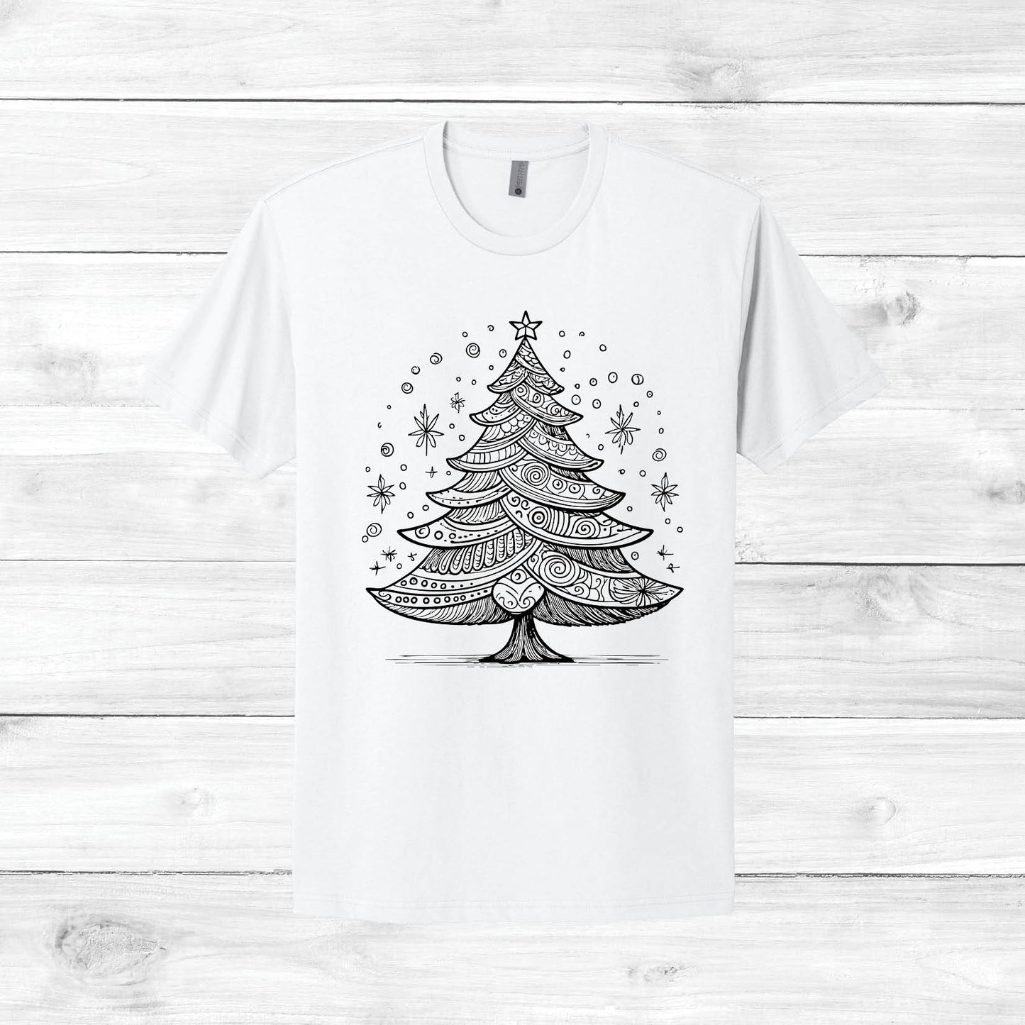 Christmas Tree Pattern Color Your Own