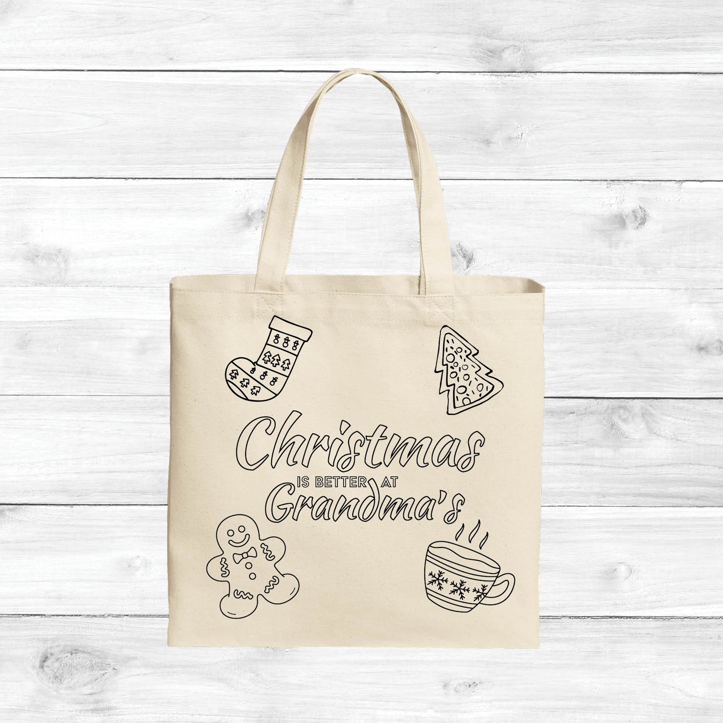 Custom Christmas at Grandma’s Color Your Own