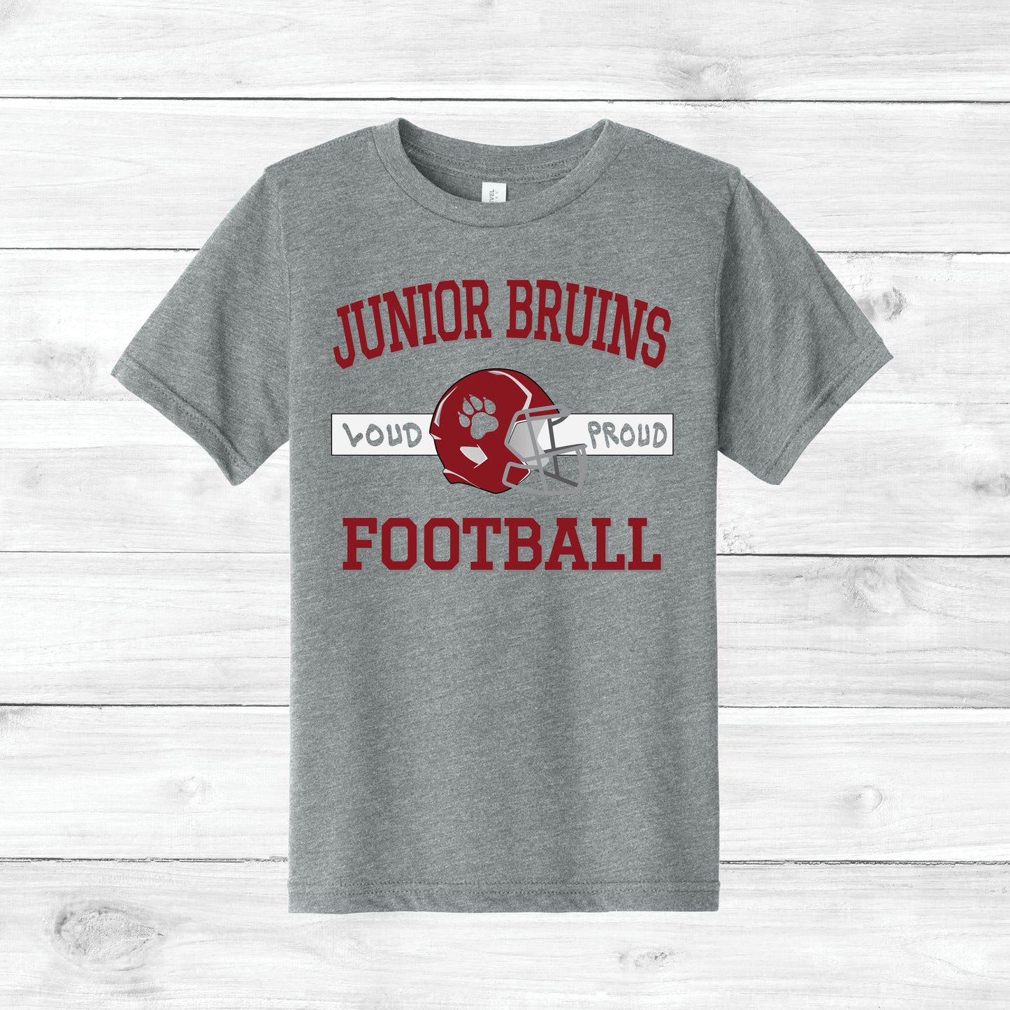 Jr. Bruins Tee Custom Name & Number (Youth)