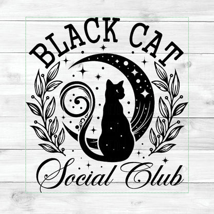 Black Cat Social Club Unisex Tee