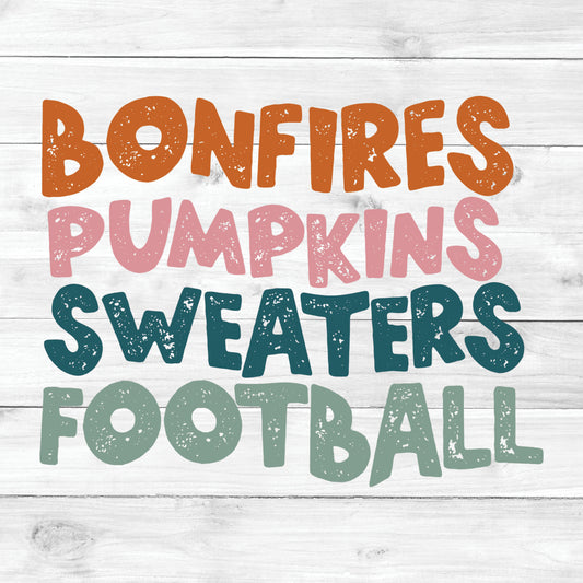 Bonfires Pumpkins Sweaters Women's Boxy Tee