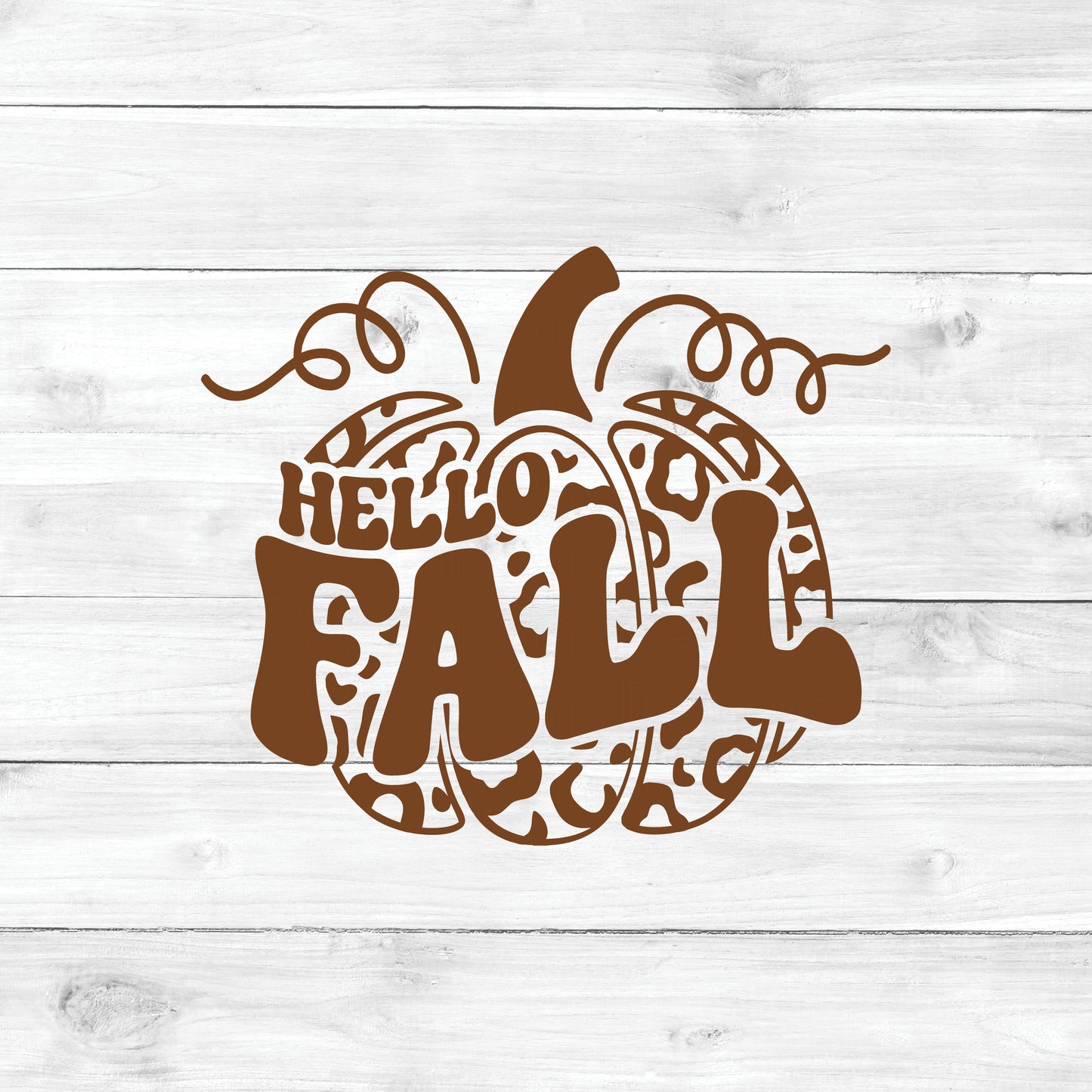 Hello Fall Pumpkin Shape Infant/Toddler Tee