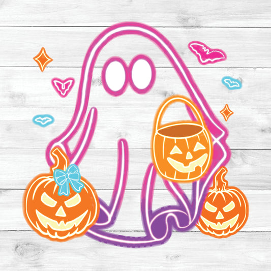 Ghost with Jack-o-lanterns Unisex Tee
