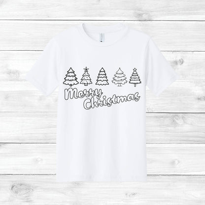 Christmas Trees Color Your Own