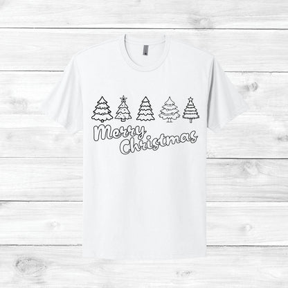 Christmas Trees Color Your Own