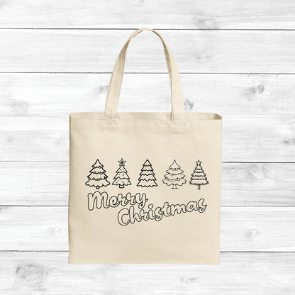 Christmas Trees Color Your Own
