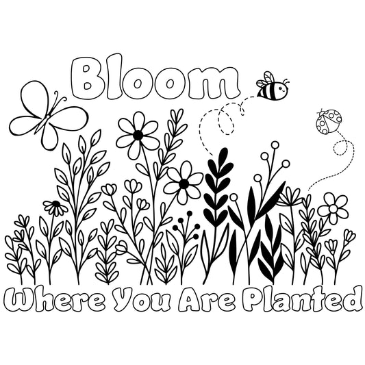 Bloom Color Your Own