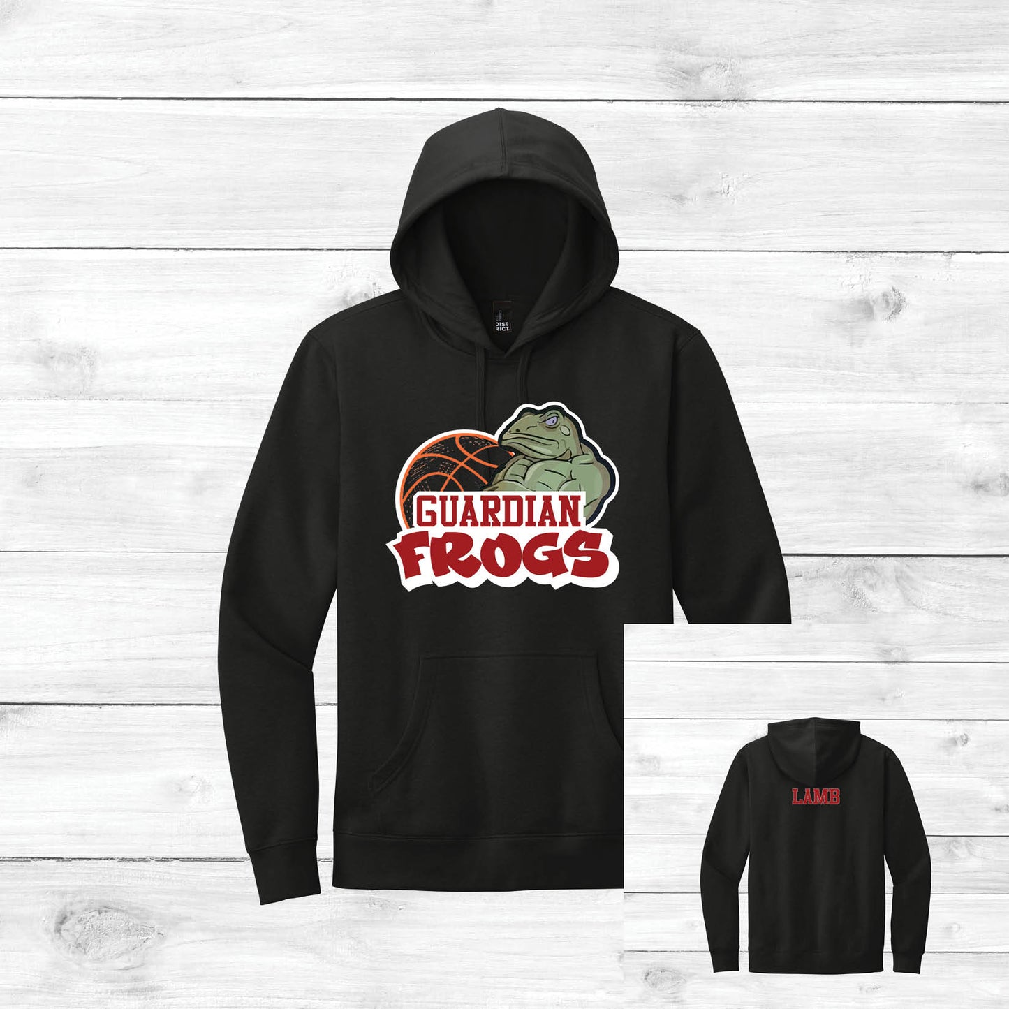 Guardian Frogs Hoodie Custom Name