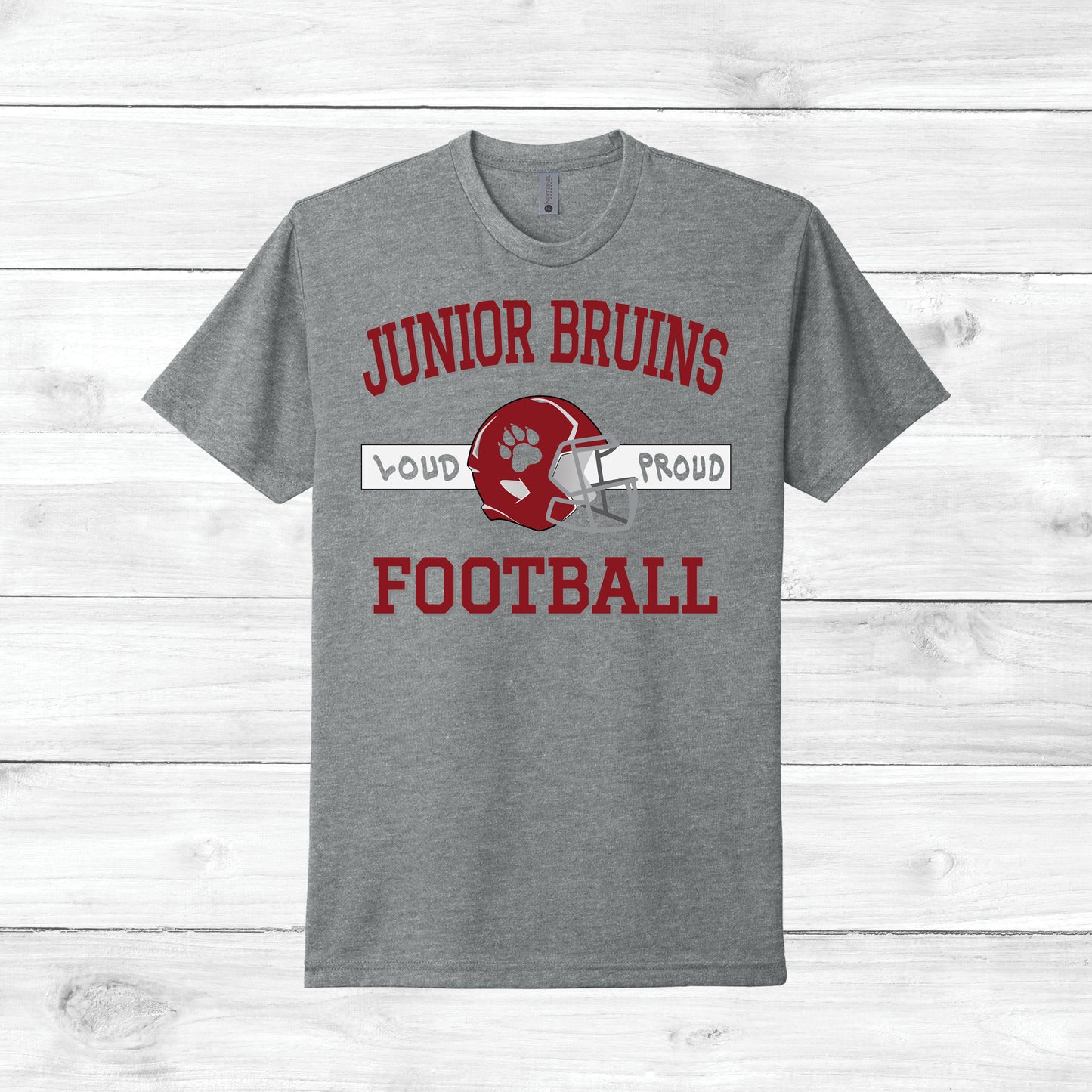 Jr. Bruins Tee Custom Name & Number (Adult)