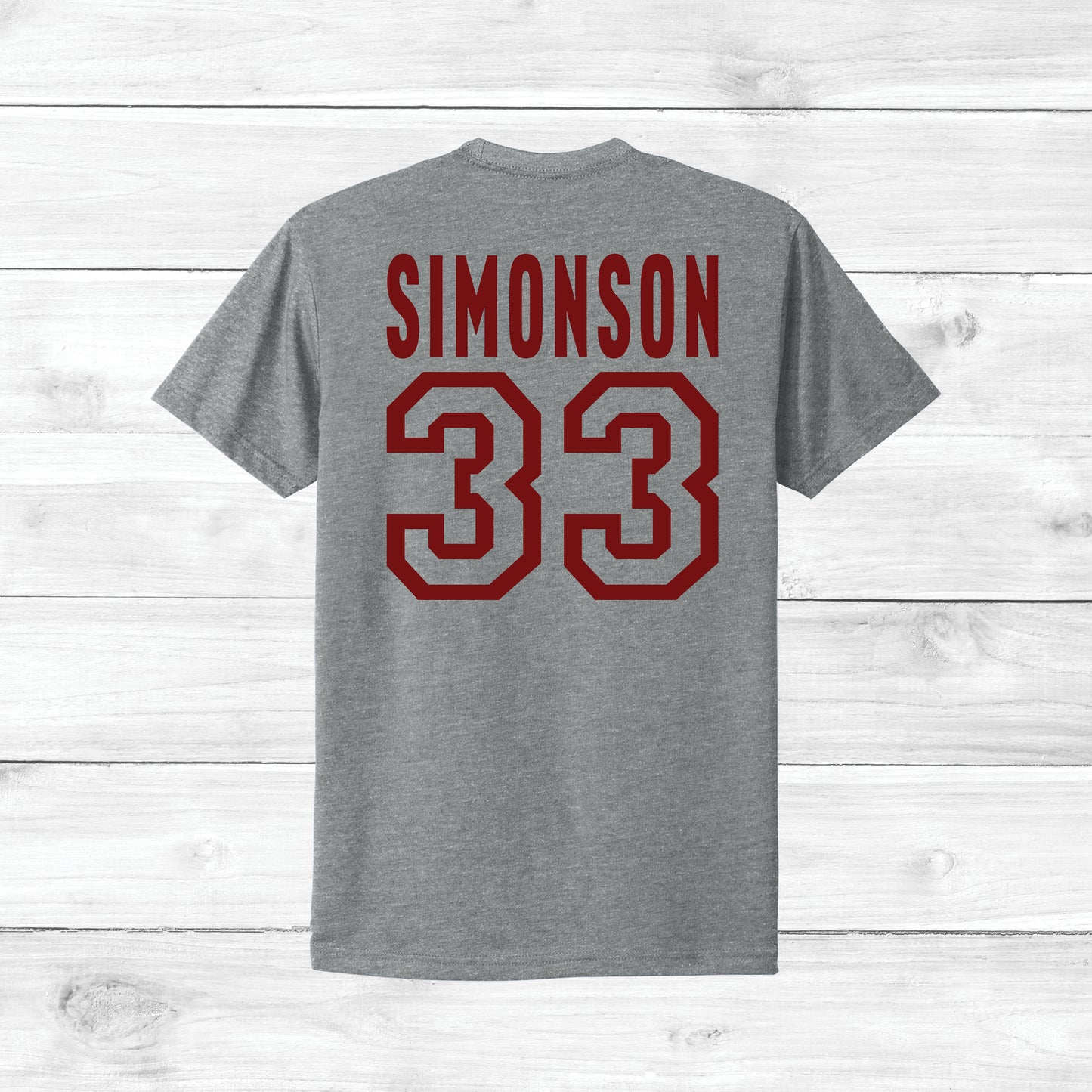 Jr. Bruins Tee Custom Name & Number (Adult)