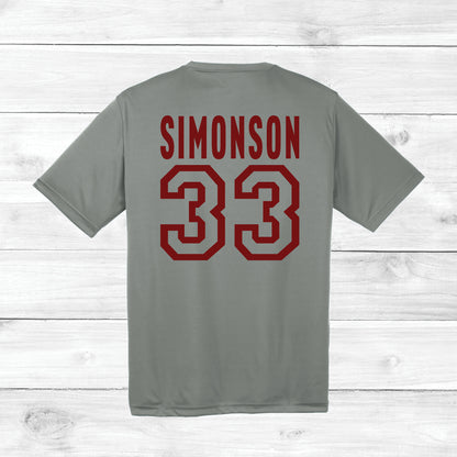 Jr. Bruins Sport Tek Custom Name & Number (Youth)