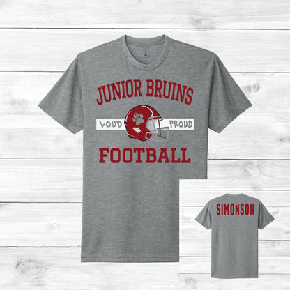 Jr. Bruins Tee Custom Name (Adult)