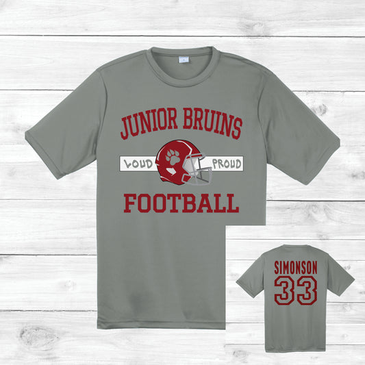 Jr. Bruins Sport Tek Custom Name & Number (Youth)