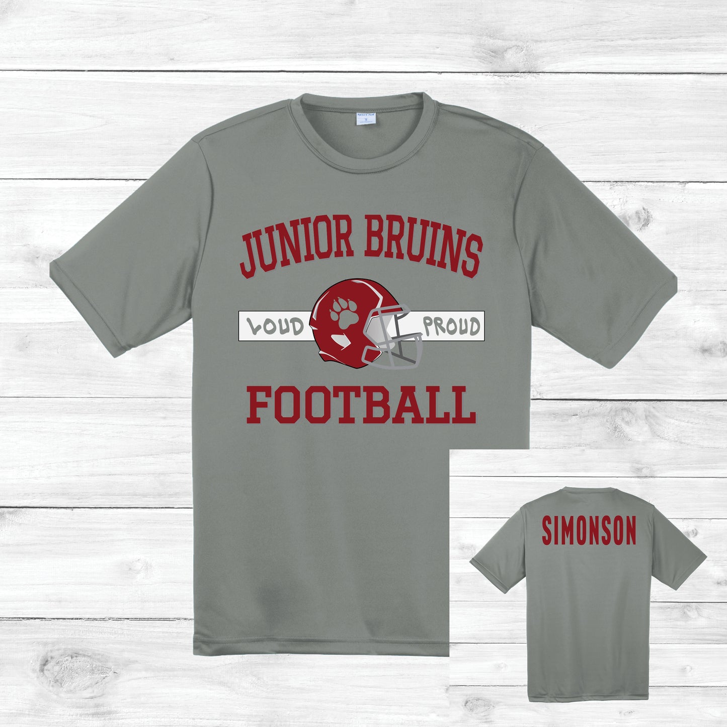 Jr. Bruins Sport Tek Custom Name (Youth)