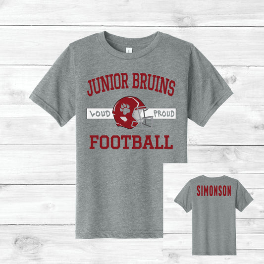 Jr. Bruins Tee Custom Name (Youth)