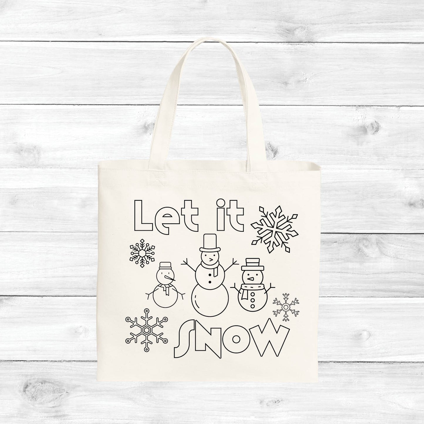 Let it Snow Color Your Own