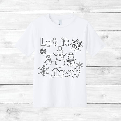 Let it Snow Color Your Own