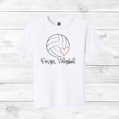 Girls Volleyball Tee Custom Name OR Number