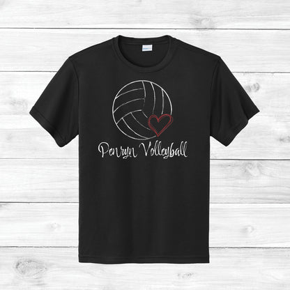 Girls Volleyball Sport Tek Custom Name AND Number