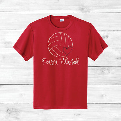 Girls Volleyball Sport Tek Custom Name AND Number