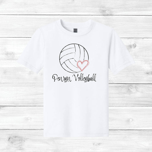 Girls Volleyball Tee