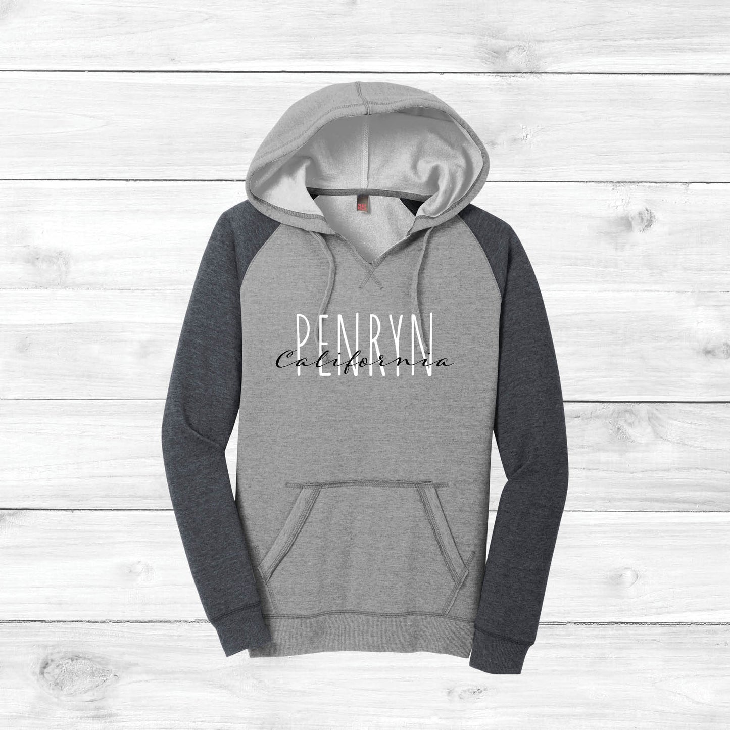 Penryn California Script Women's Raglan Sweatshirt