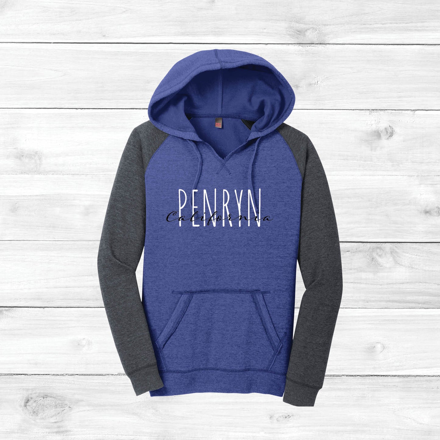 Penryn California Script Women's Raglan Sweatshirt