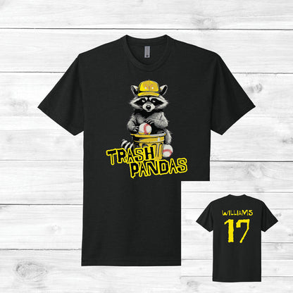 Trash Pandas Tee Custom Name & Number