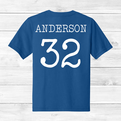 Tiger Sharks Tee Custom Name & Number (Youth)