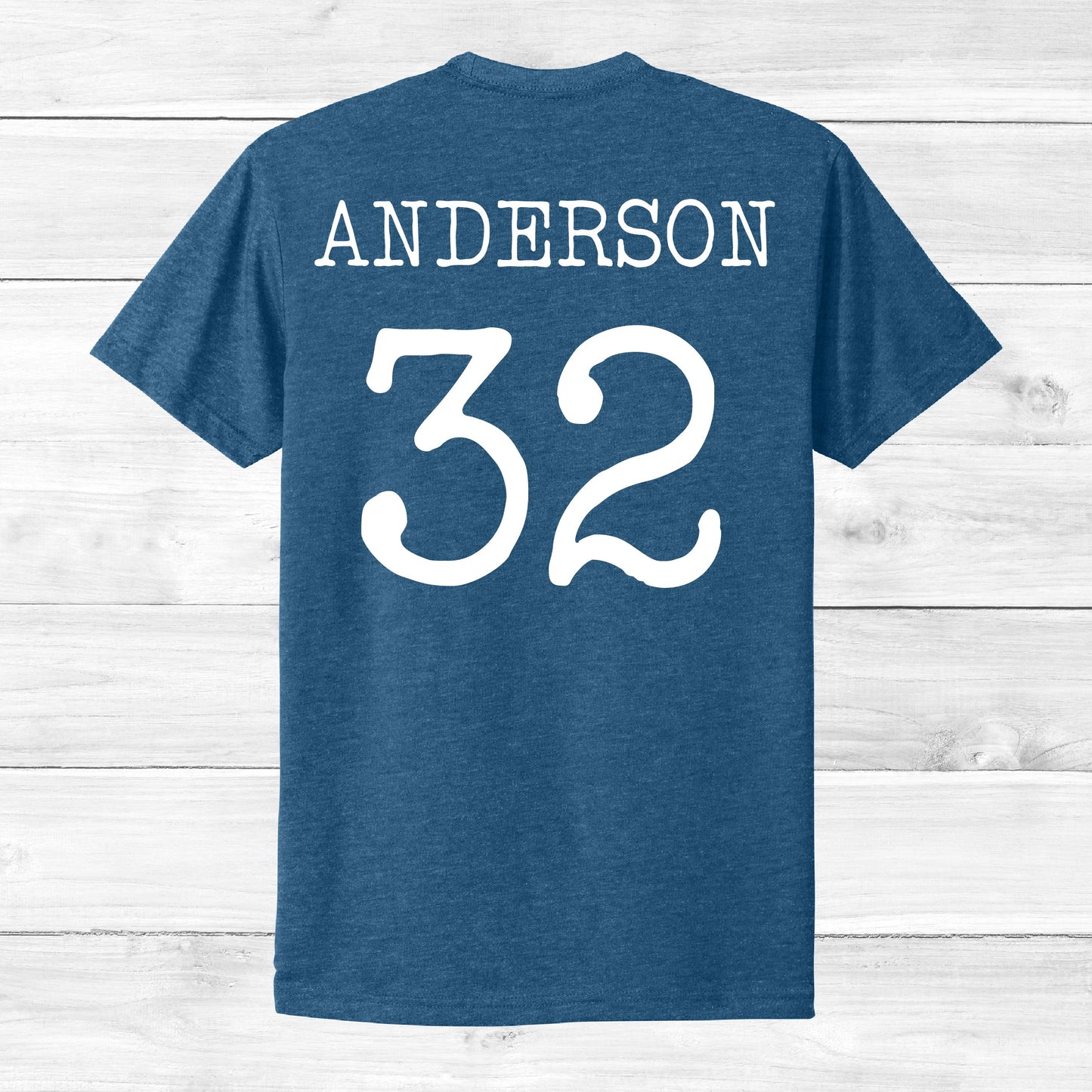 Tiger Sharks Tee Custom Name & Number (Unisex Adult)
