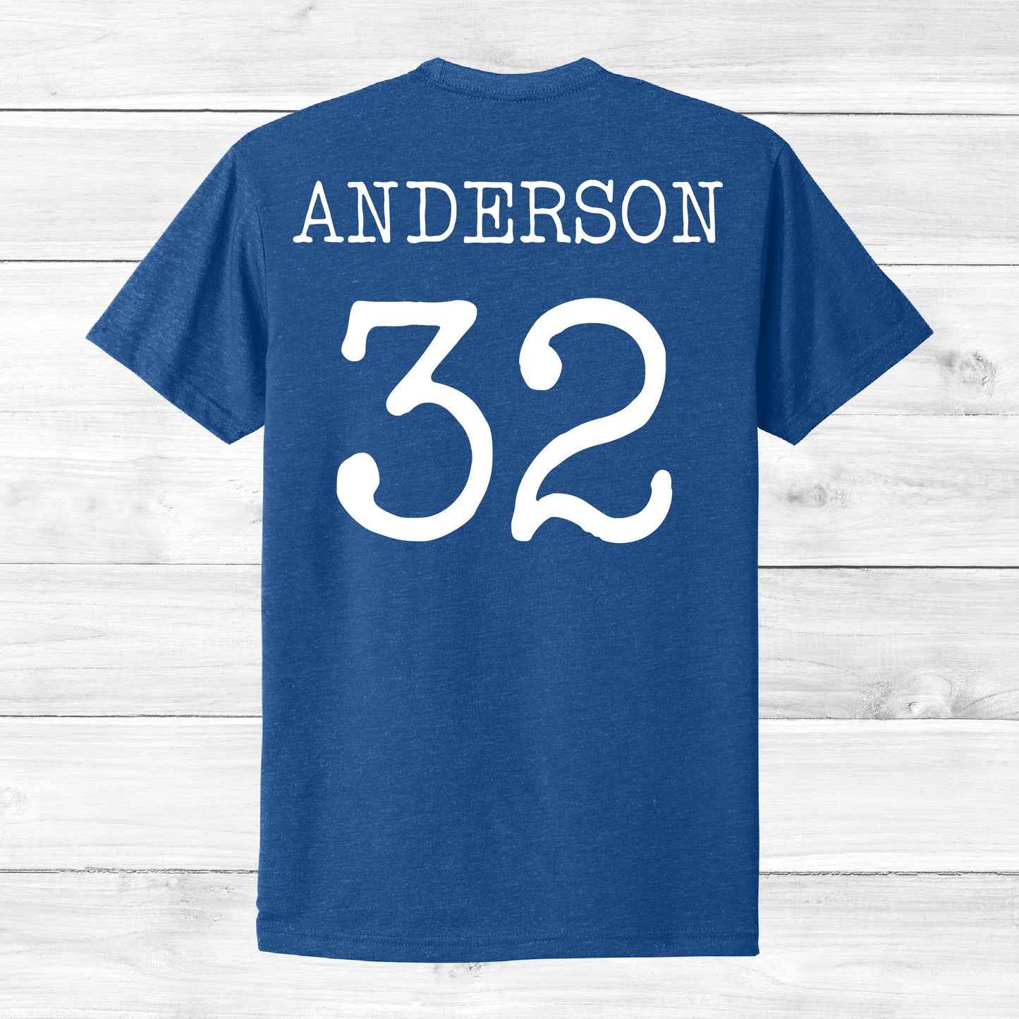 Tiger Sharks Tee Custom Name & Number (Unisex Adult)